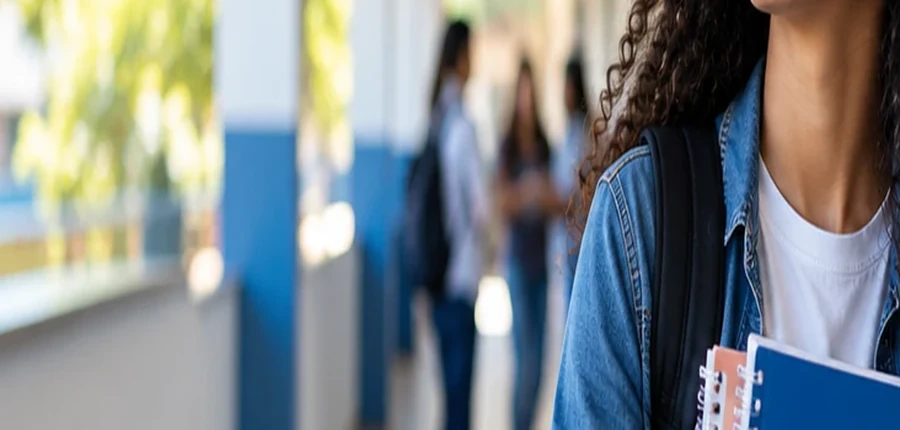 Estudante adulto em ambiente de aprendizagem